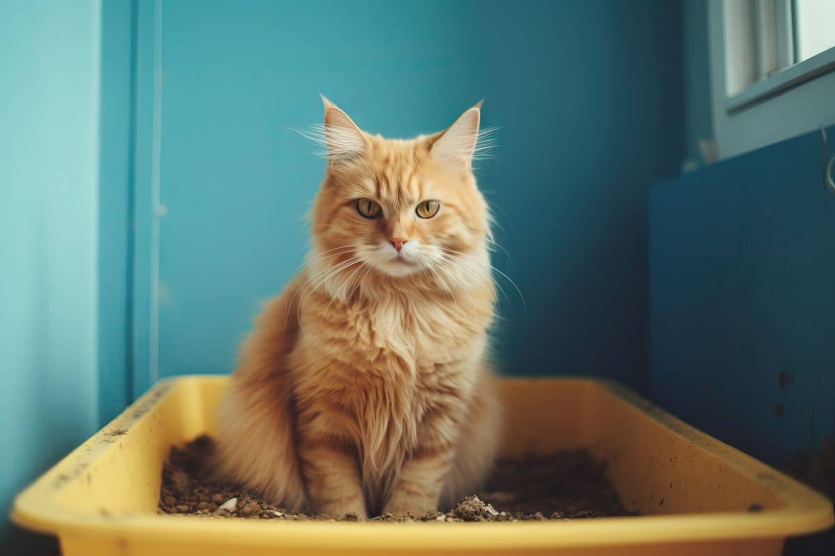 adorable-cat-near-litter-box-indoors-pet-care-generative-ai